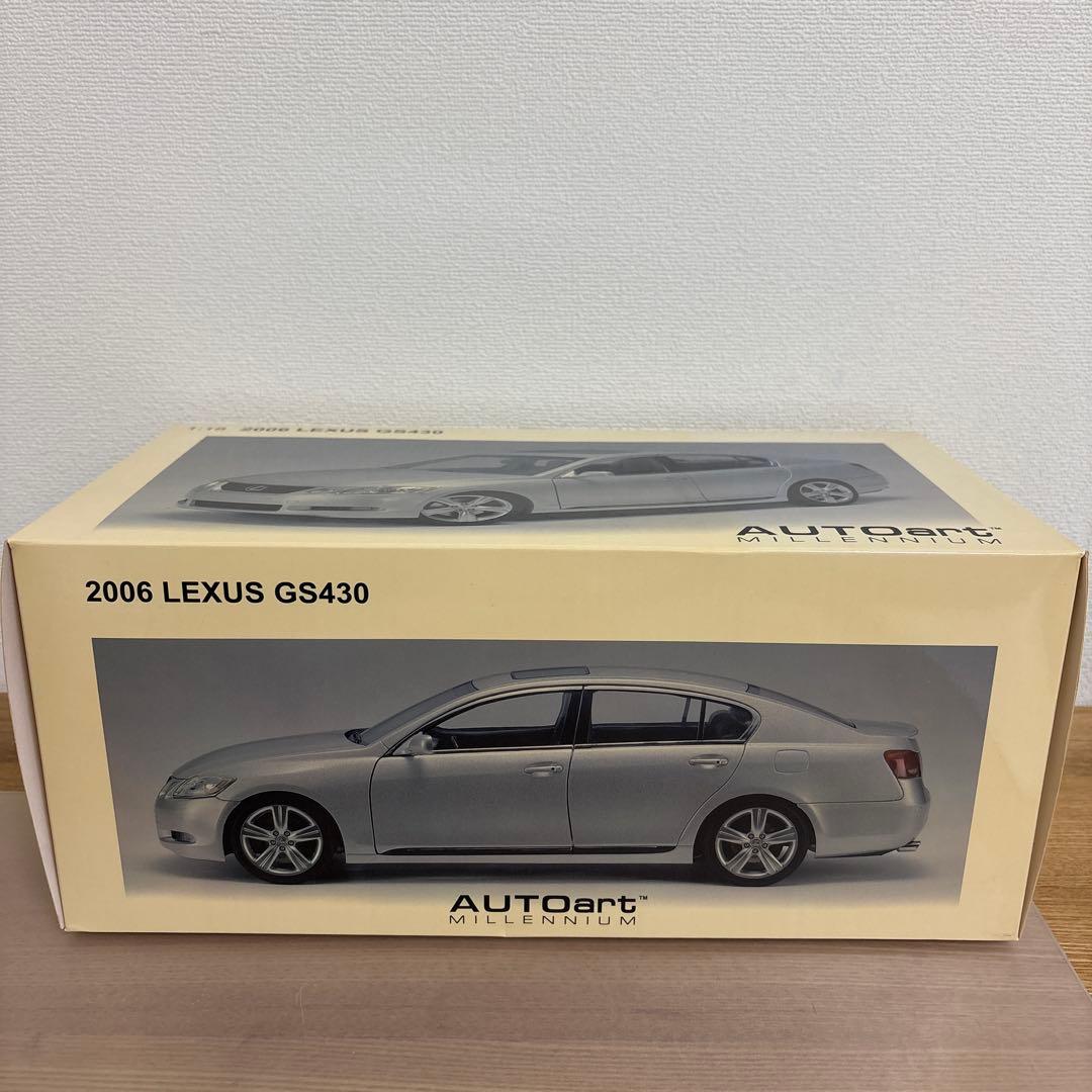 オートアート　レクサス GS 430 シルバー 1/18 ミニカー