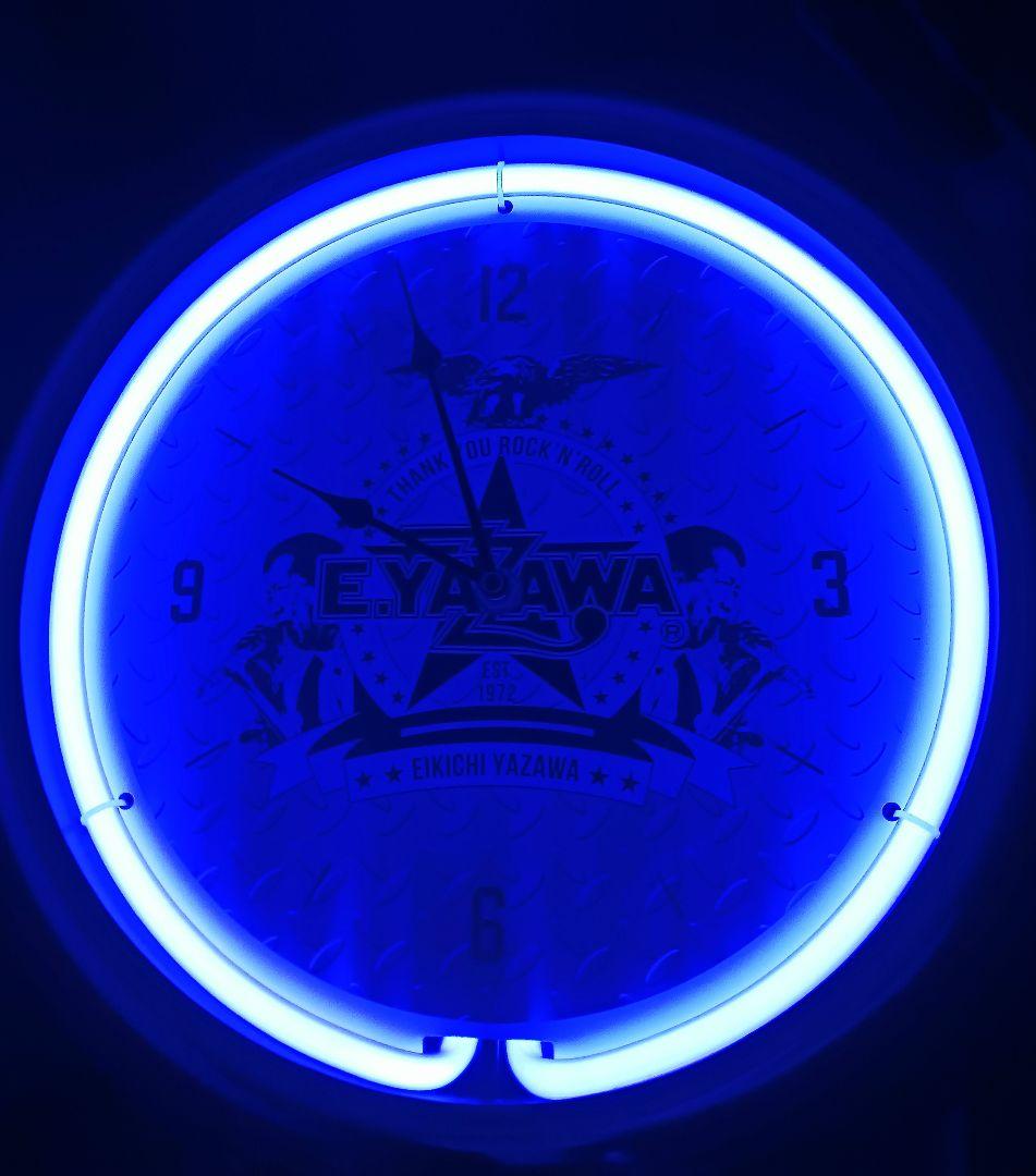 矢沢永吉 ネオンウォールクロック 時計