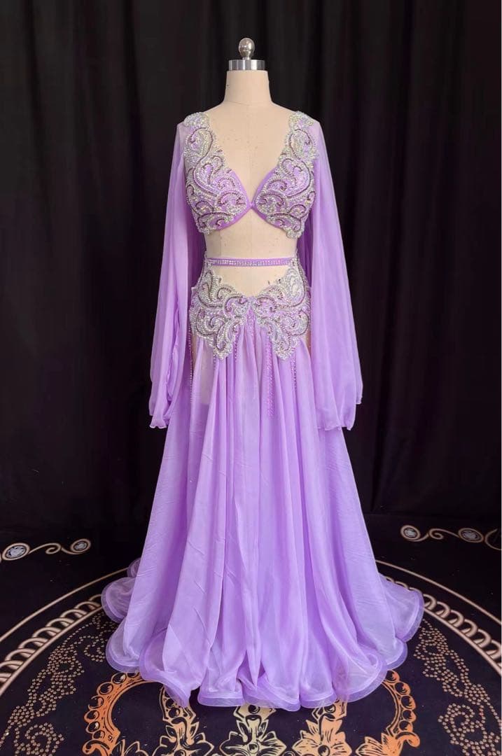 ＊ベリーダンス＊ラベンダー美品