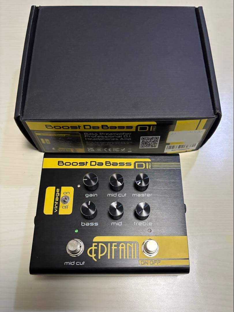 Epifani Boost DaBass DI PRO プリアンプ