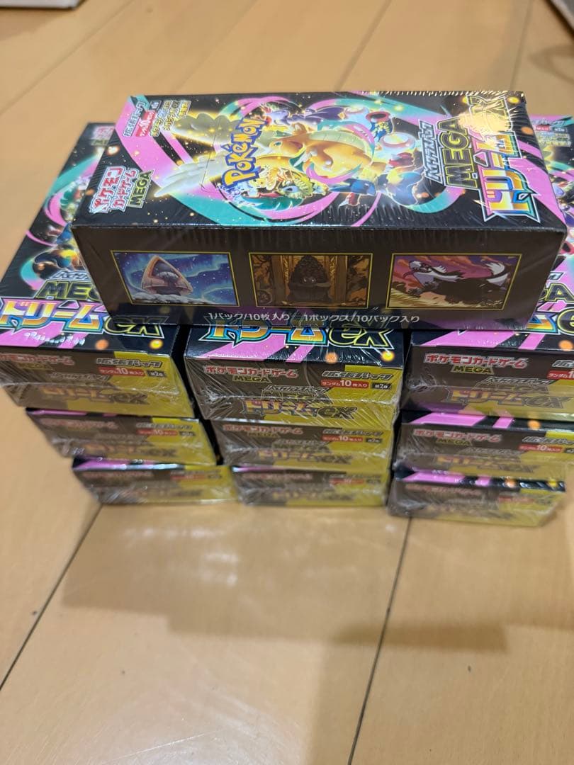 ポケモンカードゲーム MEGA ドリームEXシュリンク付き 10個