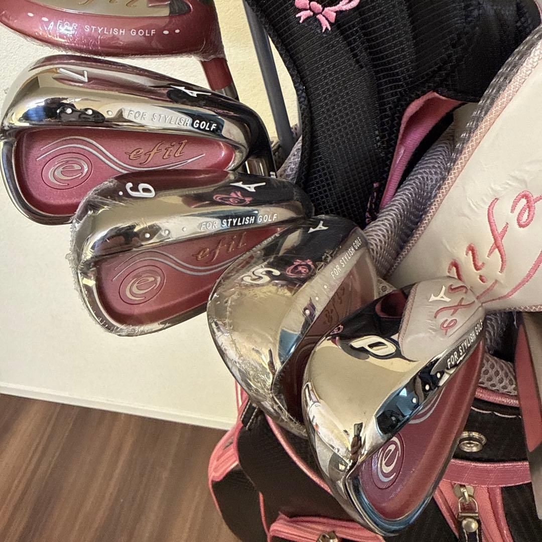 【極美品：初心者】MIZUNO efil 10本セット レディース Flex L