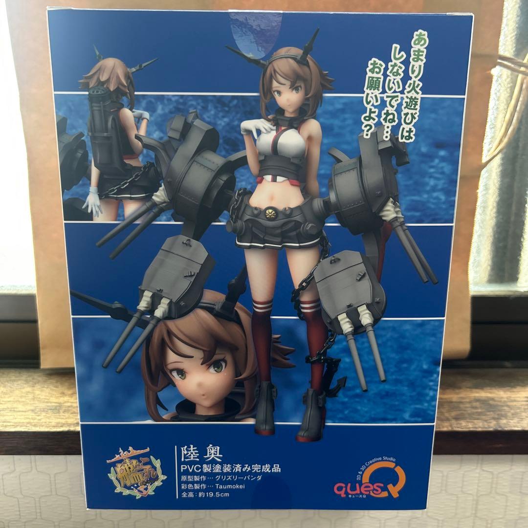 最終値下げ 艦これ 陸奥 PVCフィギュア 約19.5cm キューズQ