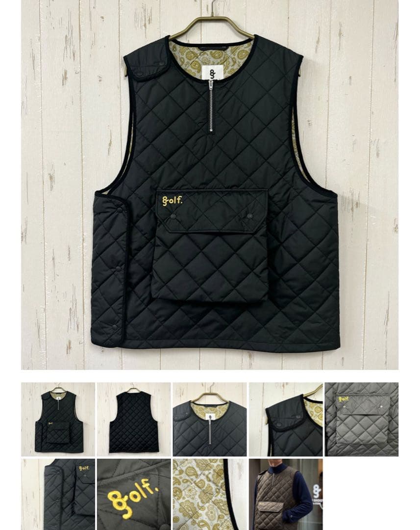 メンズウェア 8gshoot 8G QUILTED VEST 8g shoot