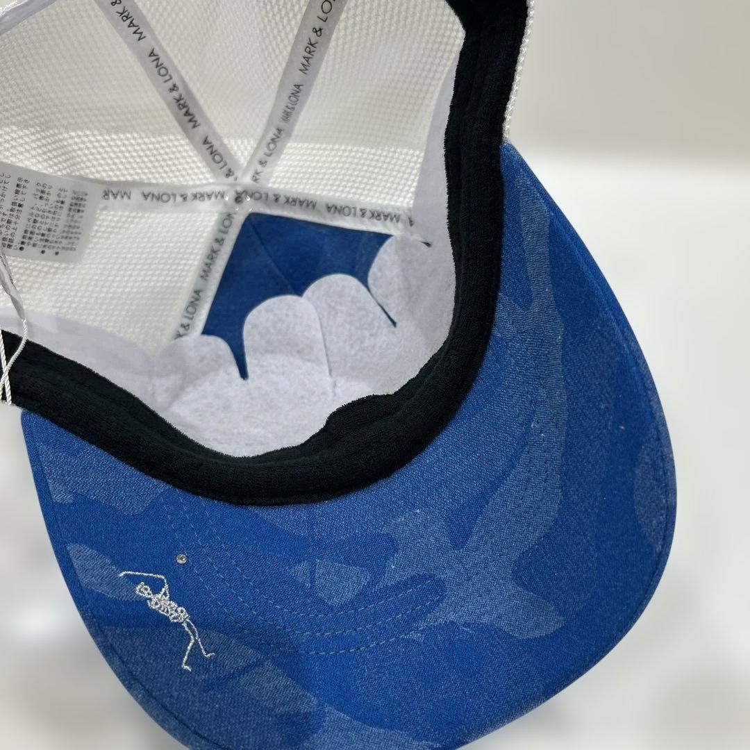 新品❤️マークアンドロナ❤️迷彩キャップ スカルロゴ付き