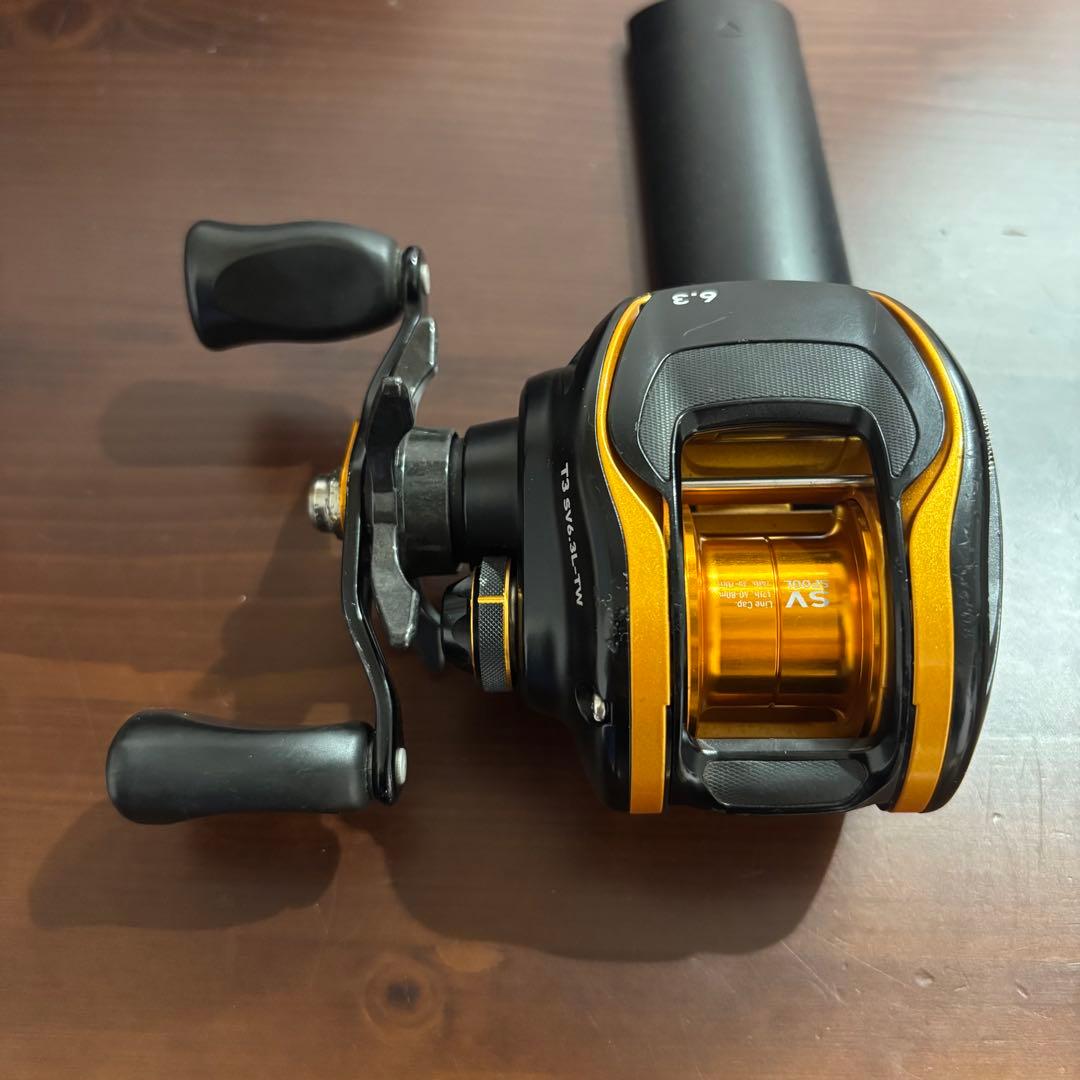 Daiwa ダイワ T3 SV 6.3R-TW ベイトリール 箱・説明書付き