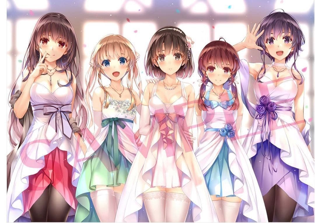 新品　冴えない彼女の育てかた♭ B1 おめくり タペストリー 全巻購入特典