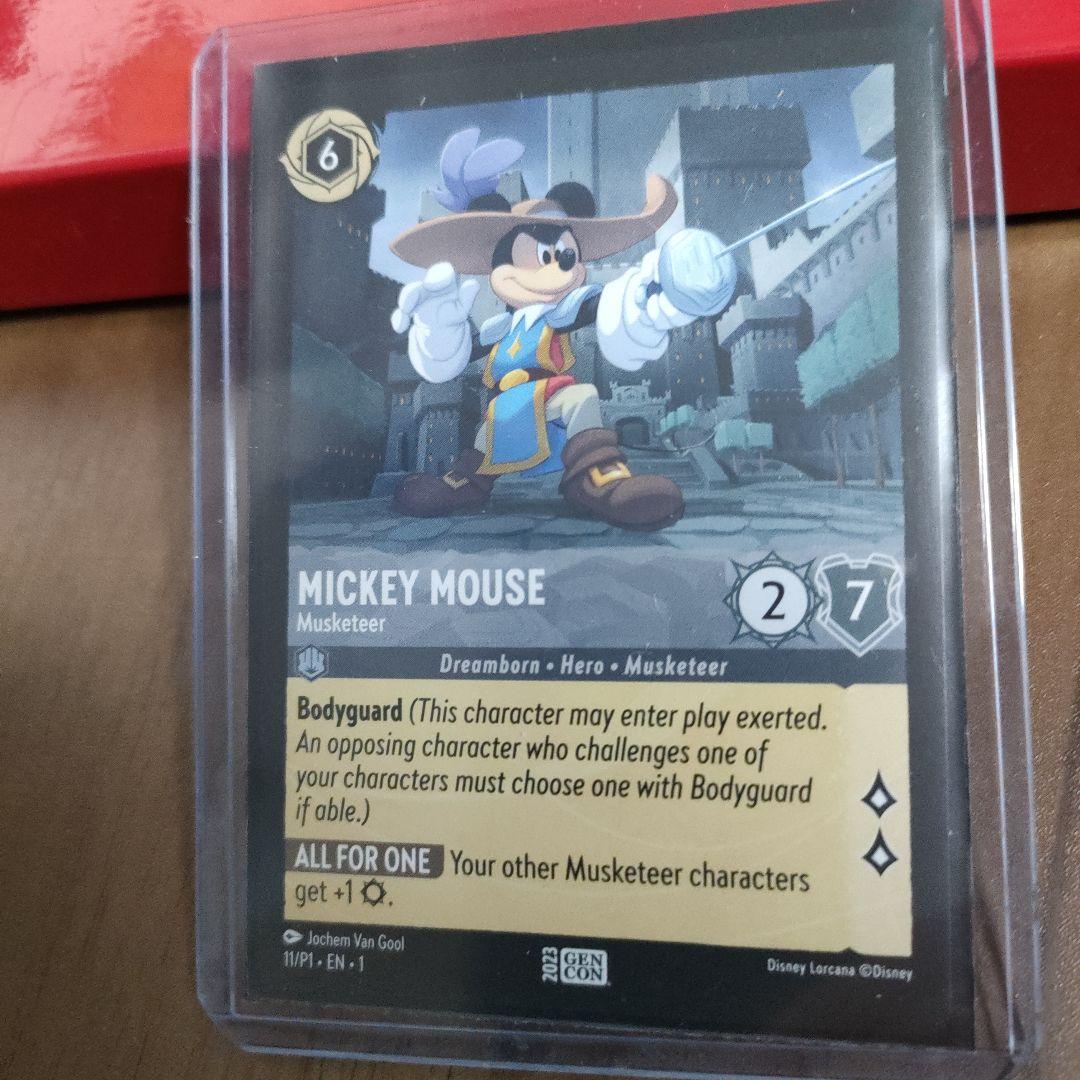 lorcana ミッキーマウス gencon 2023 プロモ