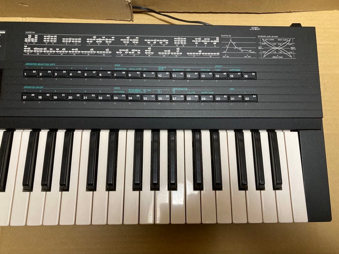 YAMAHA DX7s シンセサイザー キーボード ヤマハ 0801①