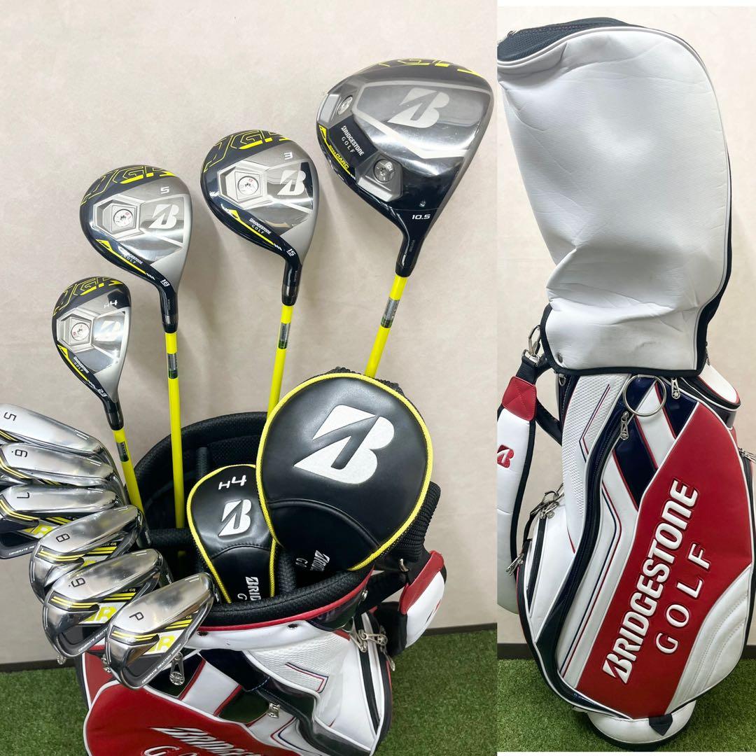 ブリヂストン　JGR セット　優しめ　スライス防止モデル　カーボン　S SR