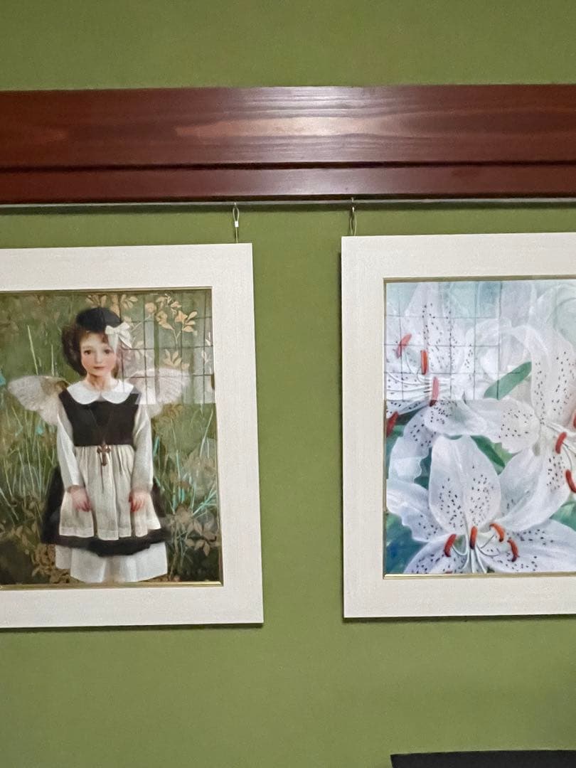 [横田美春] 真筆　　『天使の春休み』 作品集搭載実物　2016年制作　一点物