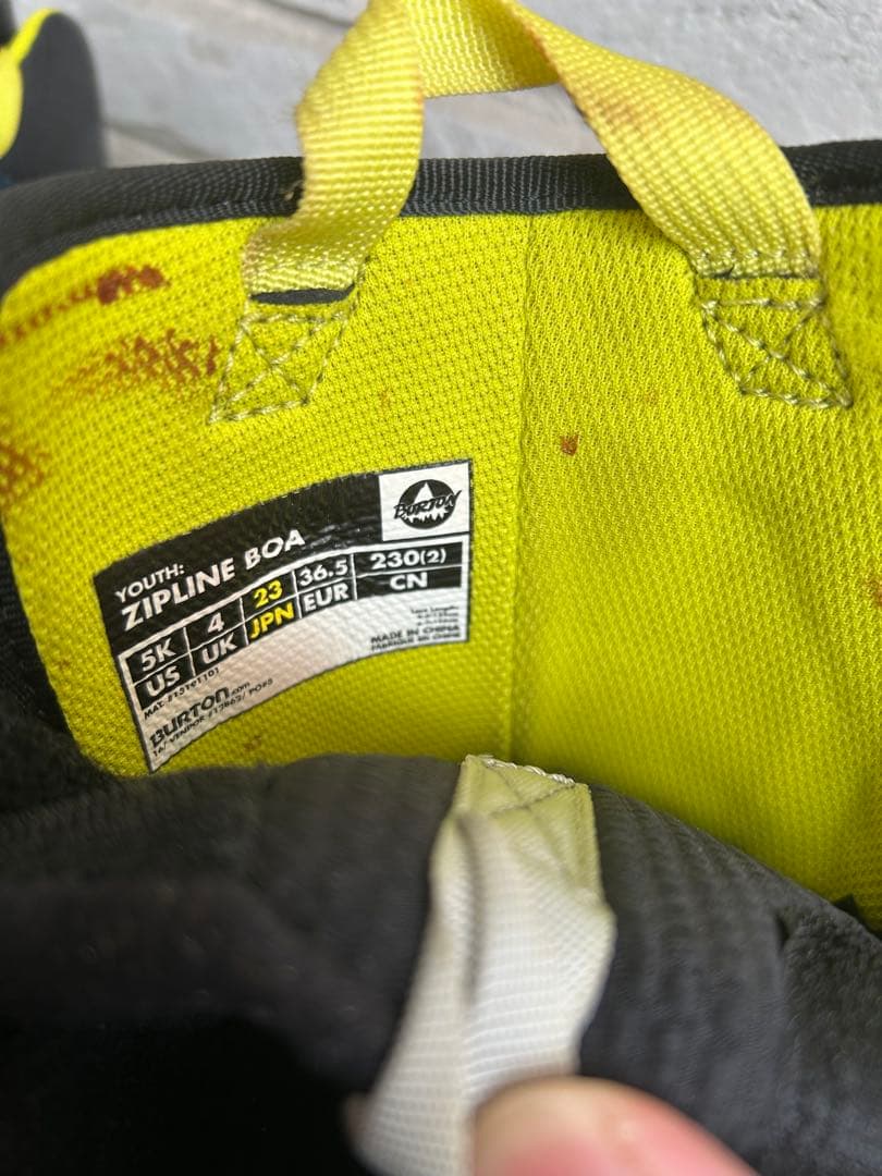 美品 BURTON バートン ZIPLINE BOA スノボ ブーツ キッズ