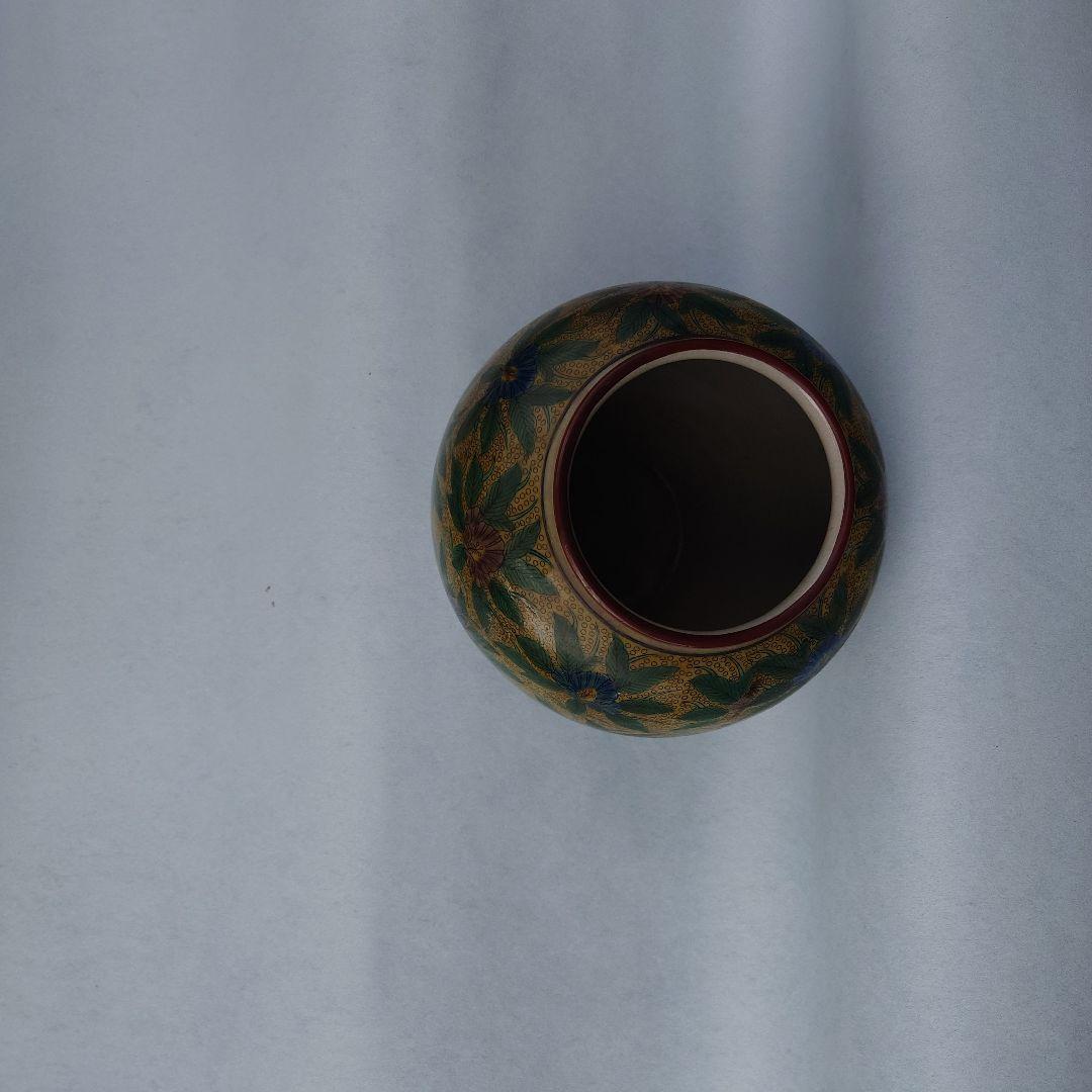 九谷　壺　角福　花瓶　花生　華道　骨董　古美術　幕末　明治