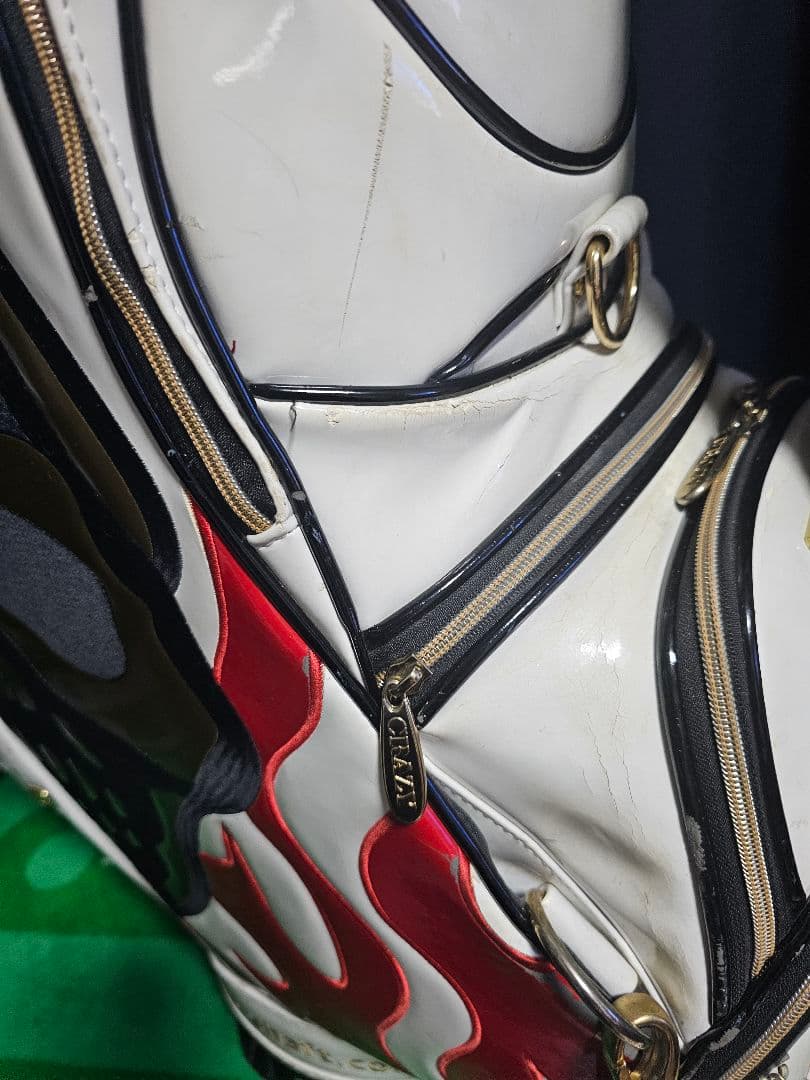 CRAZYキャディーバック ヘッドカバー付き