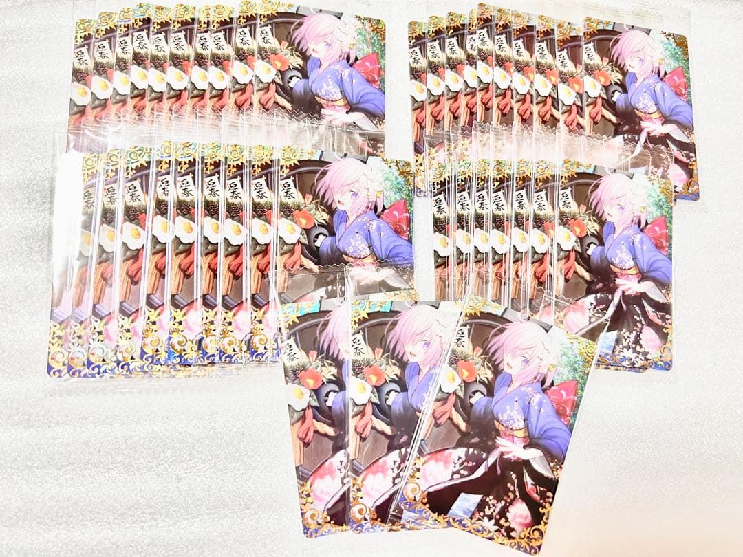 不良交換対応済み　美品　fgo ツインウエハース　セット　シークレット　マシュ