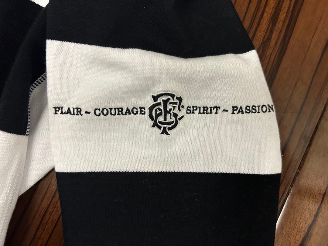 【新品未使用】Macron 2024年 ラグビー バーバリアンズ　長袖ポロ　L