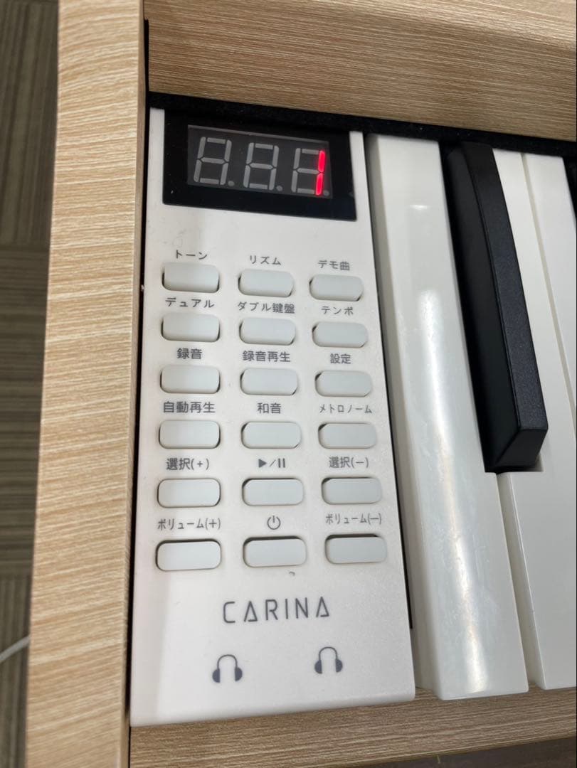 電子ピアノ88鍵盤　給電タイプ　木目調ボディ　オークベージュ