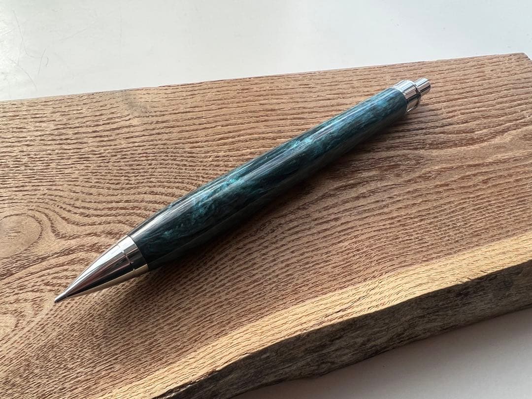 【新品・未使用】金杢犀　シャープペンシル　レジン silver MP