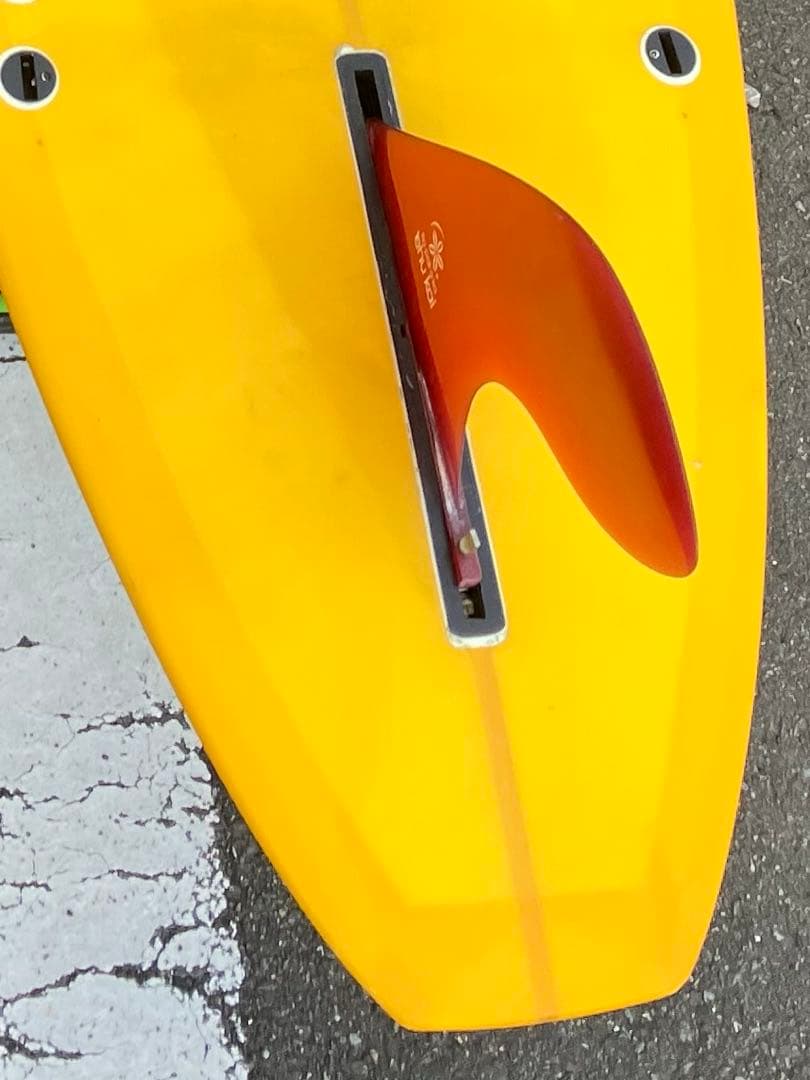 9'2 イエロー ロングボード 修理跡あり
