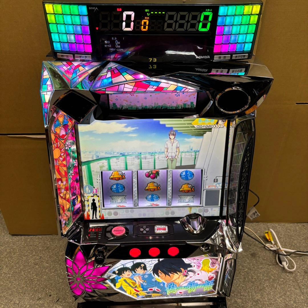 5号機 偽物語 実機 家庭用フルセット！