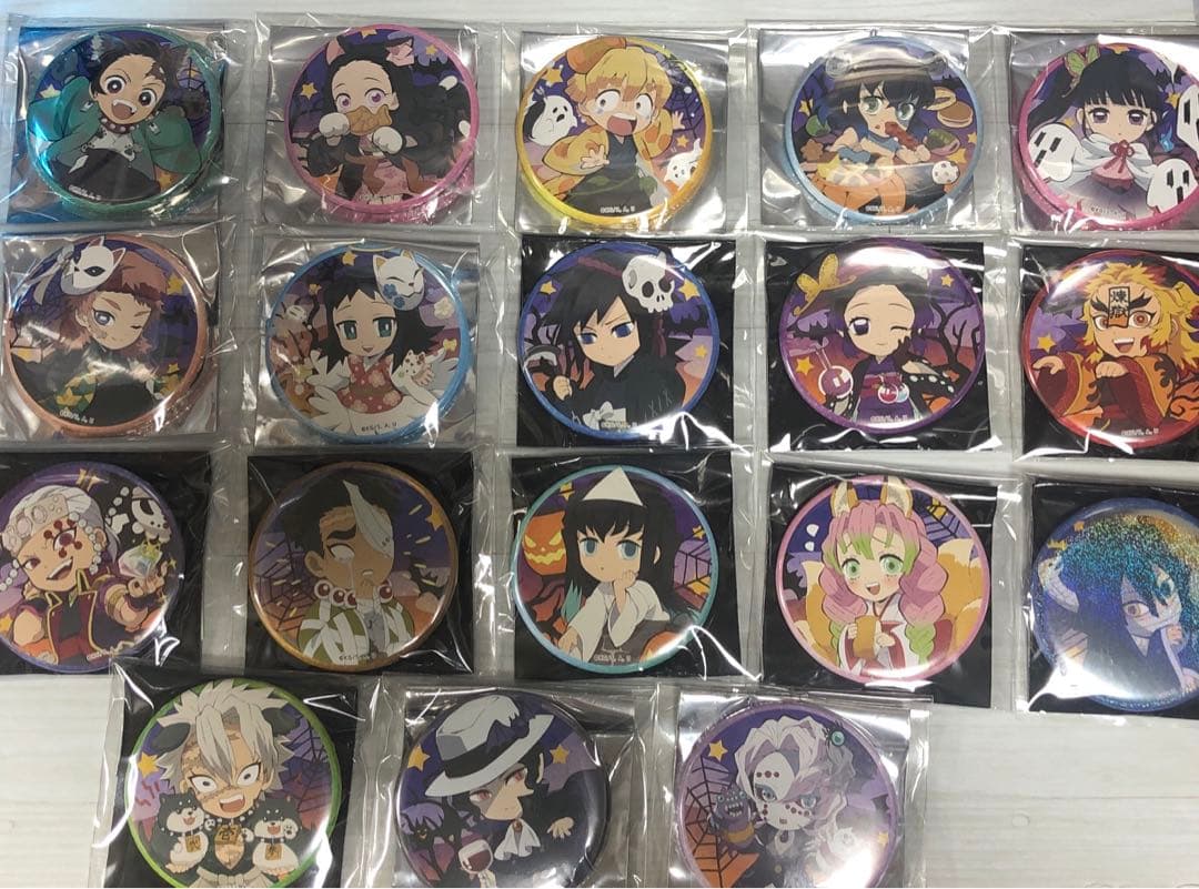 鬼滅の刃　ハロウィン　2019 缶バッジ　コンプリートセット