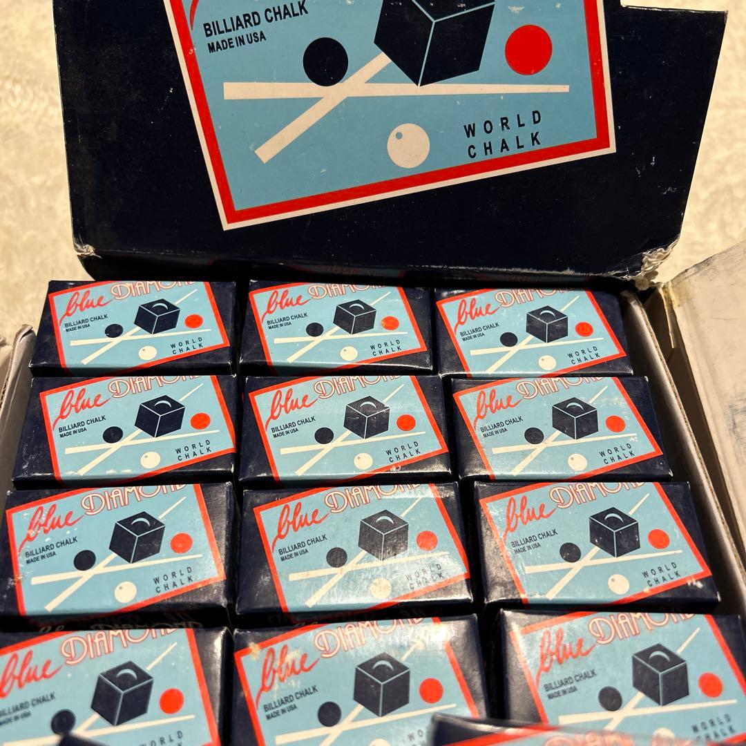 Blue Diamond ビリヤードチョーク 1箱×2個　　30点