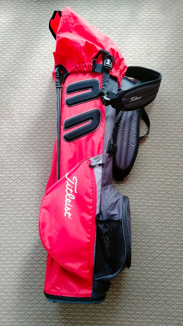 タイトリスト ゴルフキャディバッグ レッド