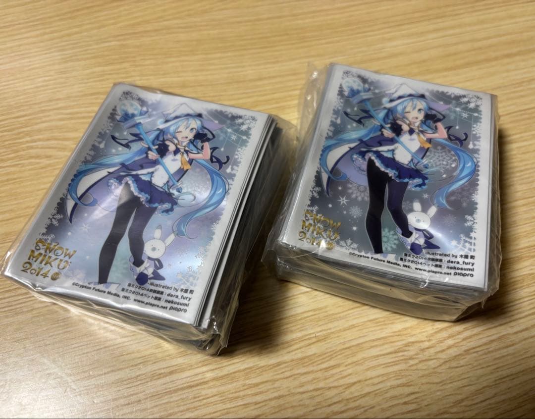  MIKU 2014 雪ミク スリーブ 未開封 2セット【イベント限定】