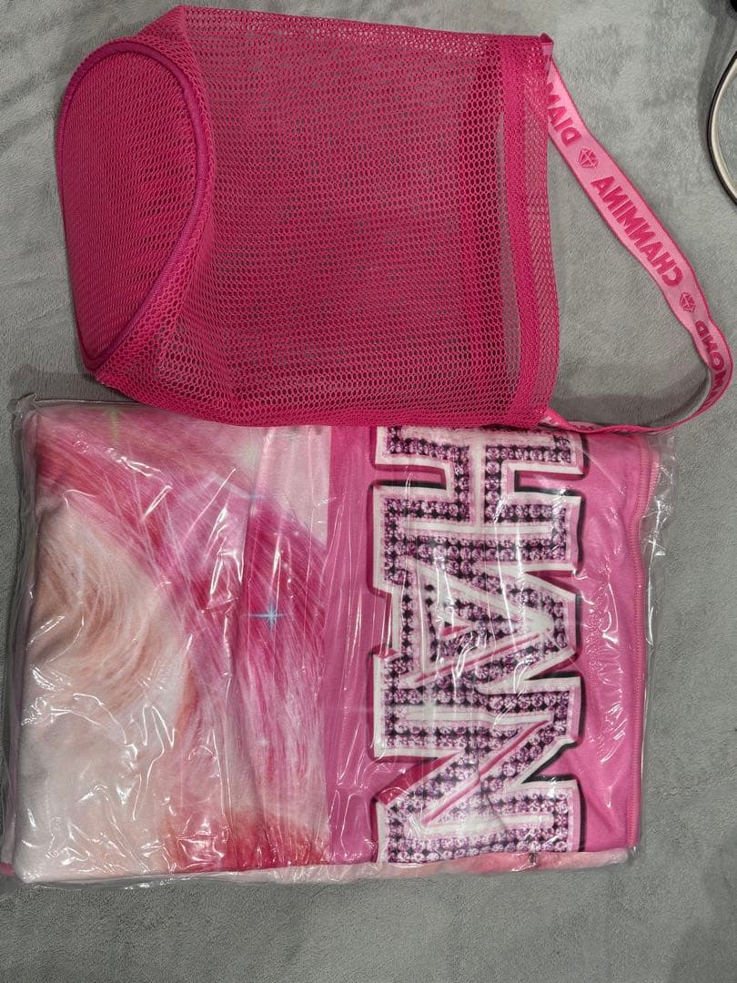 【値下げ不可】ちゃんみなプリントタオル メッシュバッグ付き