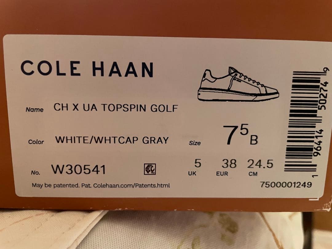 【新品未使用】COLE HAAN ホワイトスニーカー