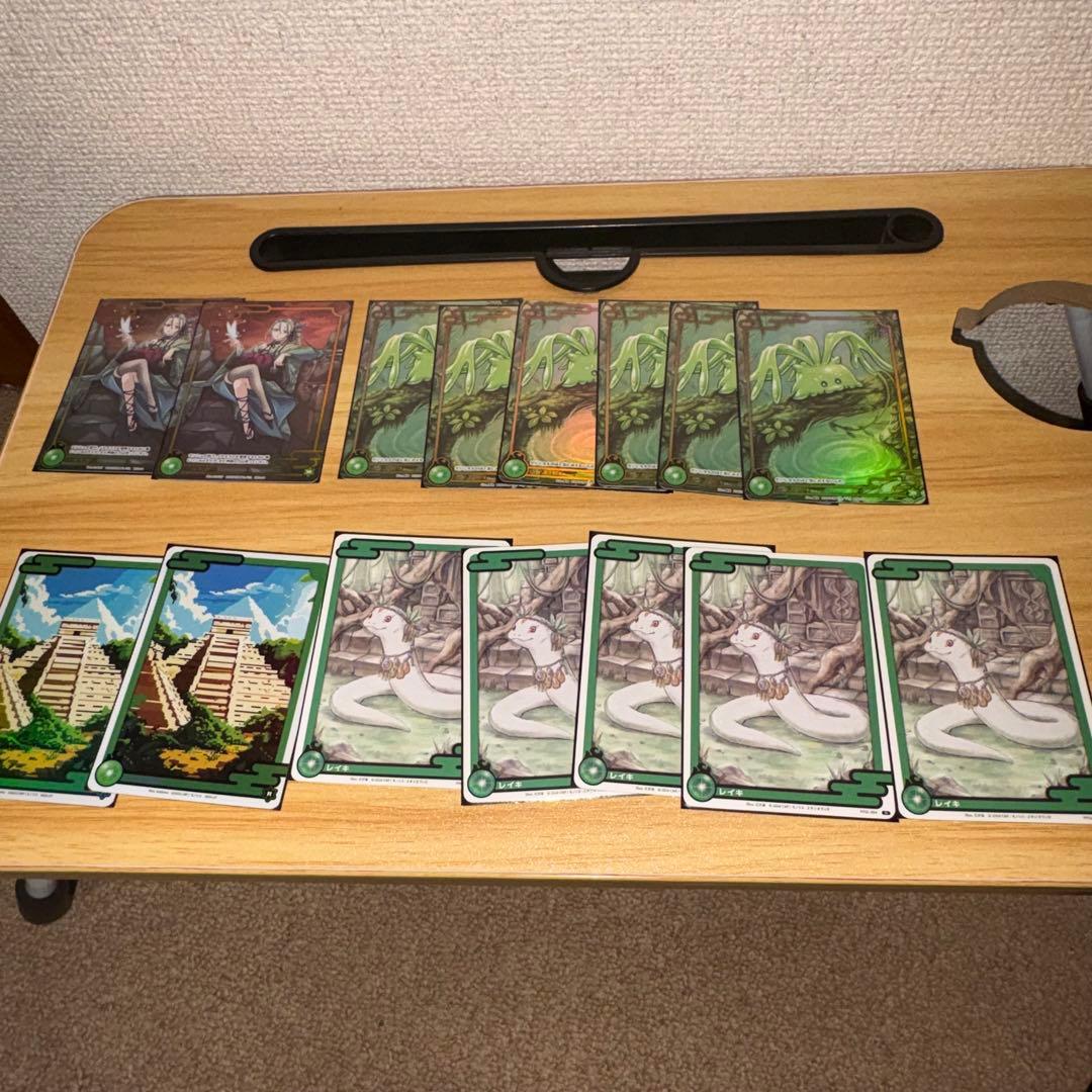 CNPトレカ プロモ　緑　レイキセット　15枚　プレイ用