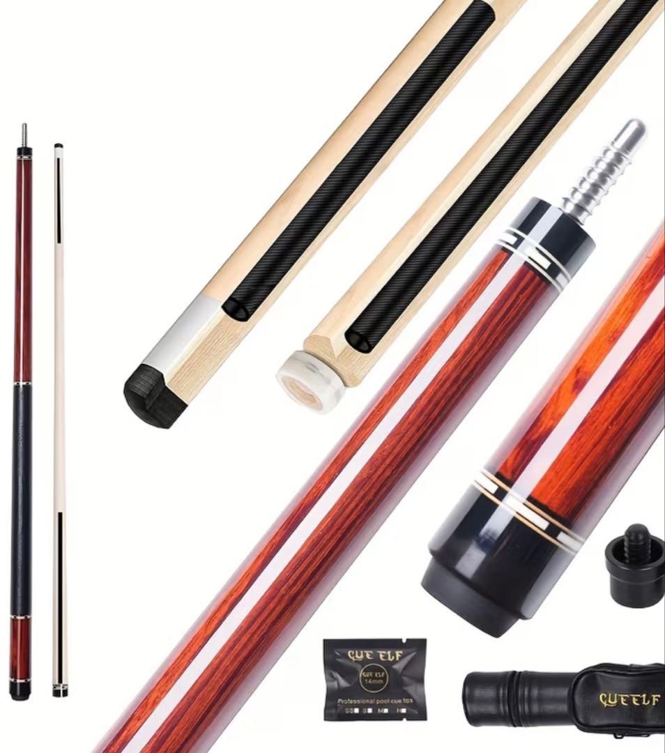 【美品】黒檀ストレート　カーボン芯シャフト　ロゴ無し　ラジアル