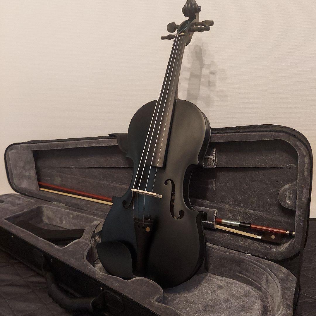 【美品】バイオリン Hallstatt V-12 BK 4/4 ケース付属