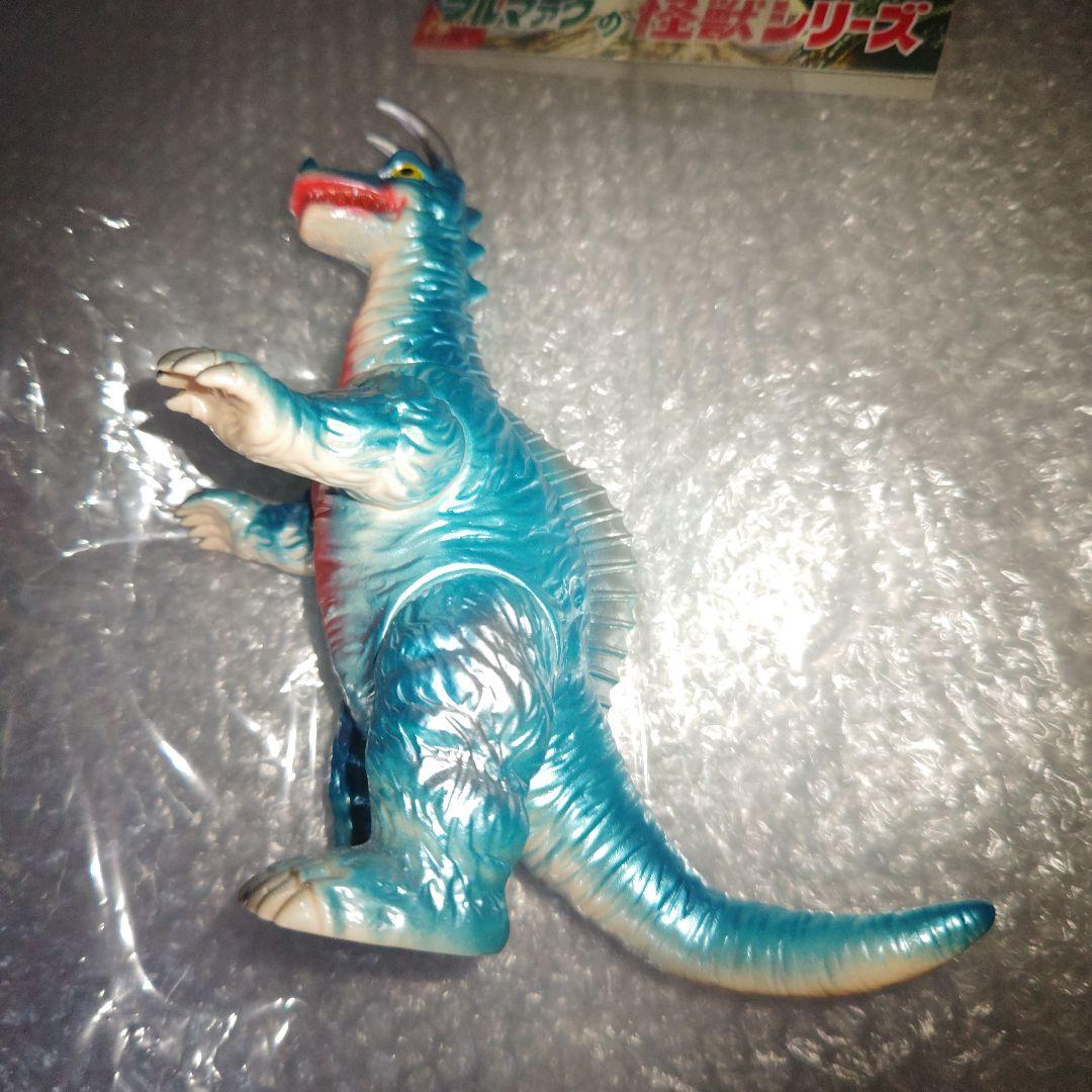 ブルマァク　キングザウルス三世　ソフビ　ブルー　帰ってきたウルトラマン