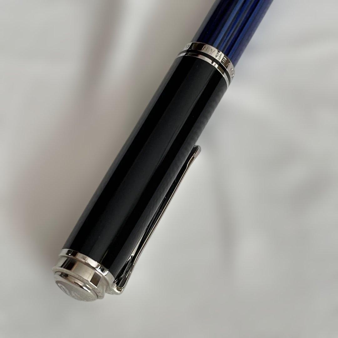Pelikan/ペリカン ローラーボール スーベレーン R805 青縞