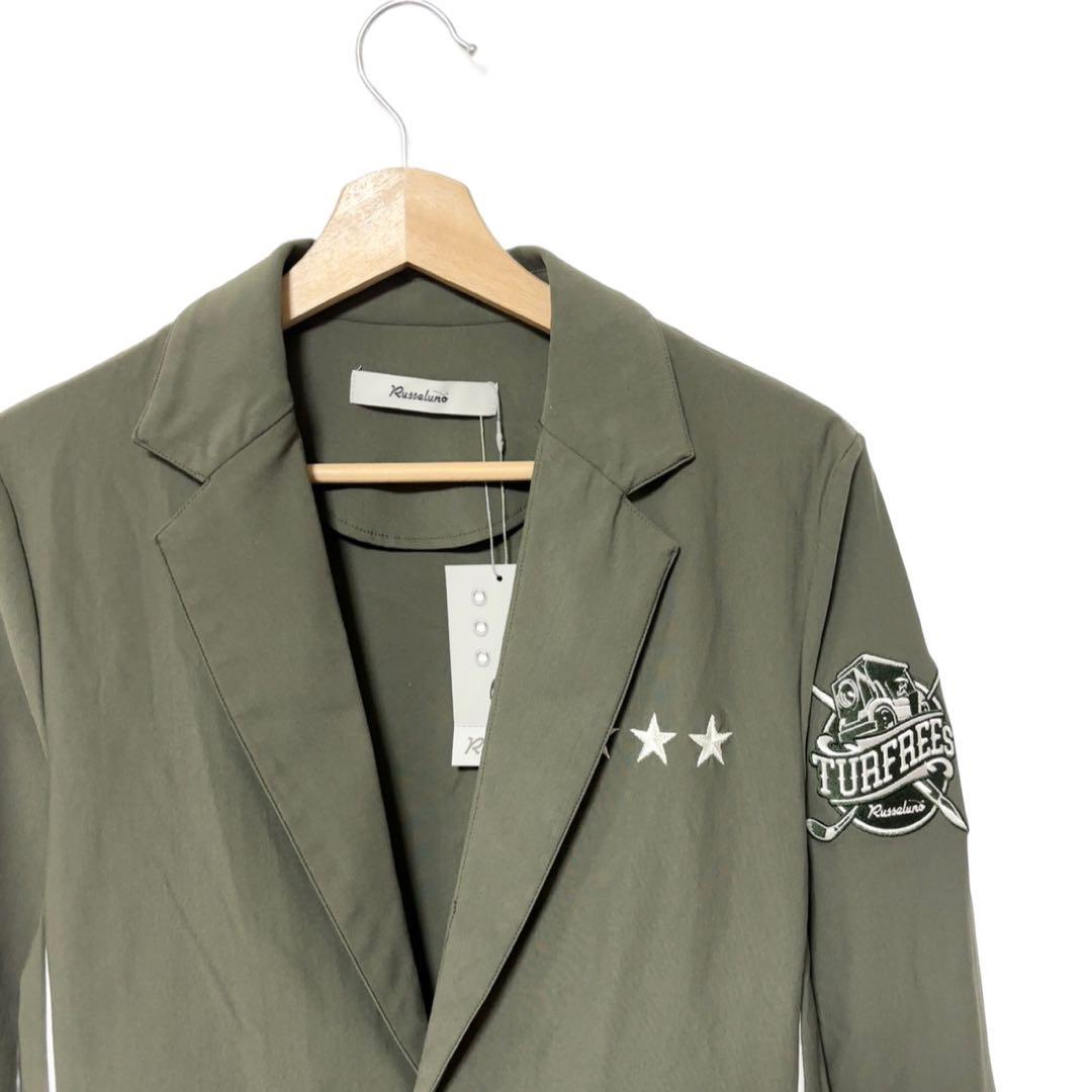 ラッセルノ ゴルフ ターフリーズ クラシック フィット ジャケット カーキ XL