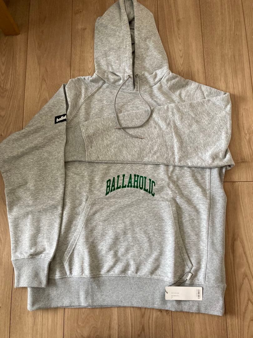 BALLAHOLIC グレー パーカー XL