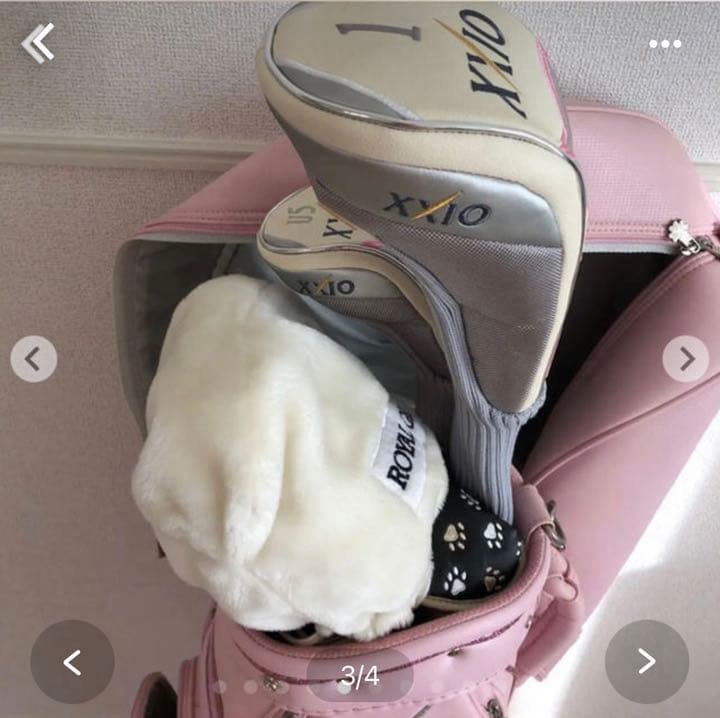 【美品】XXIOゴルフバッグ　キャディバッグ
