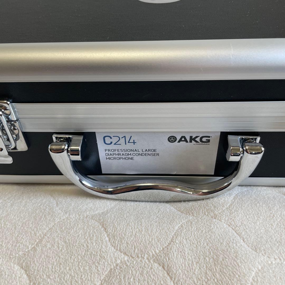 【値下げしました】AKG C214 コンデンサーマイク 新品同様