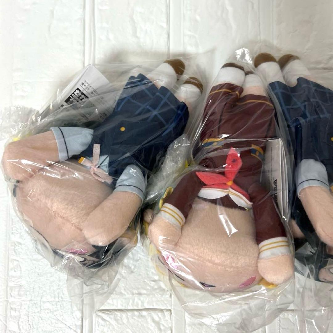 ラブライブ 寝そべりぬいぐるみ　4点セット