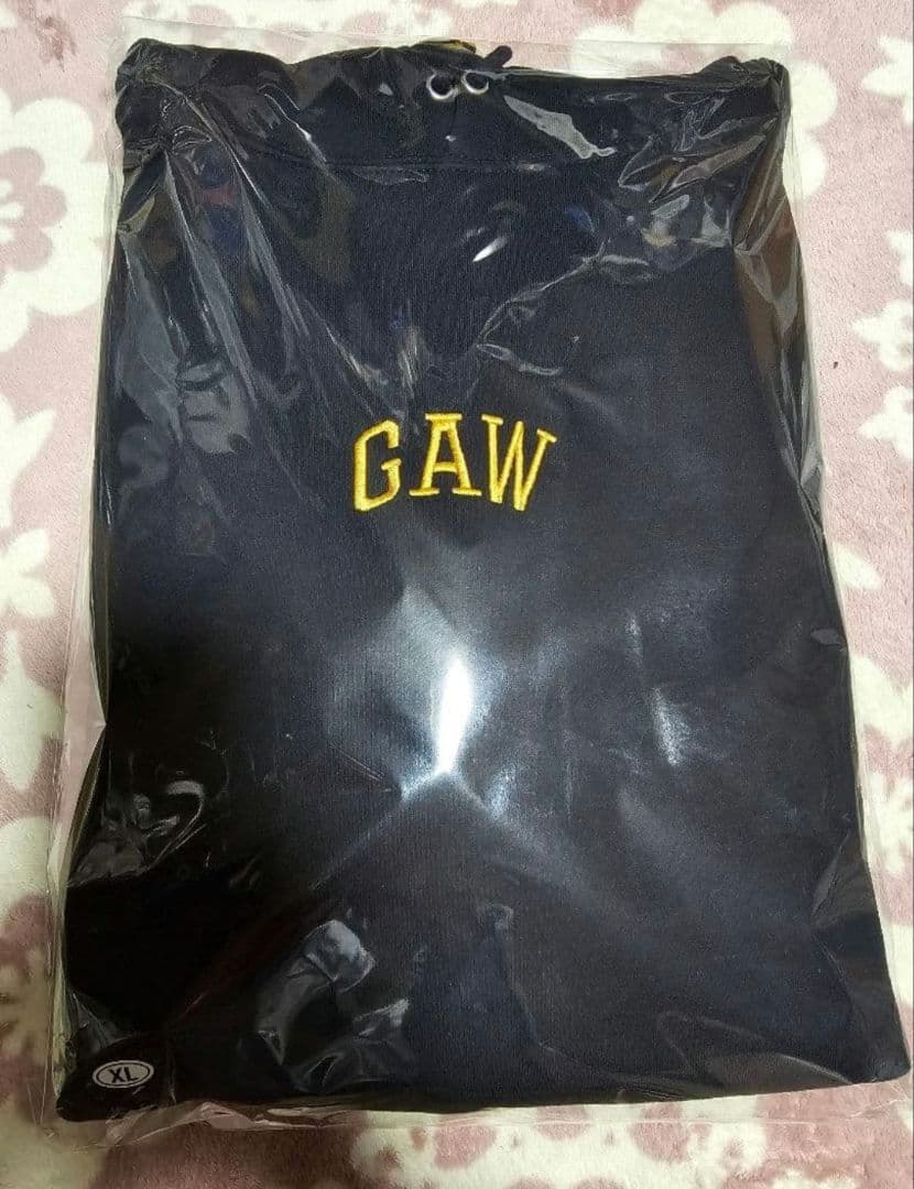 MAN WITH A MISSION　GAW刺繍パーカー（ネイビー）XL