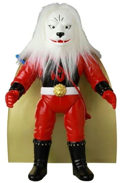 〈受注生産限定商品〉快傑ライオン丸（植毛版）メディコムトイ　東映レトロソフビ