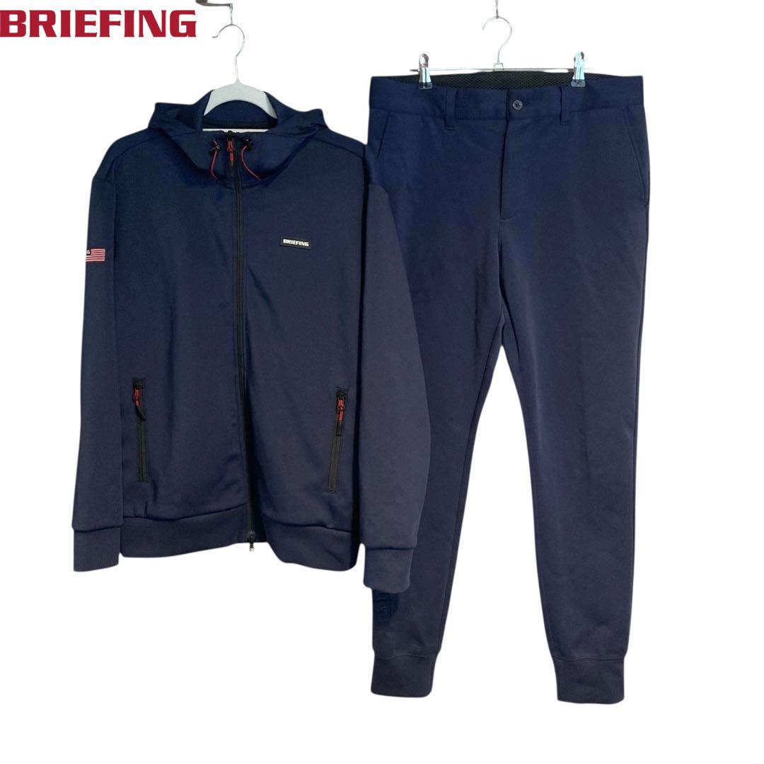 BRIEFING GOLF 3D LOGO ZIP HOODIE セットアップ