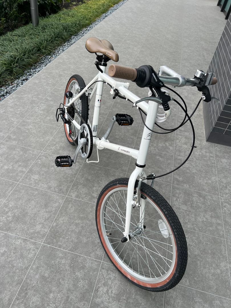 CITROËN 折りたたみ自転車 ホワイト