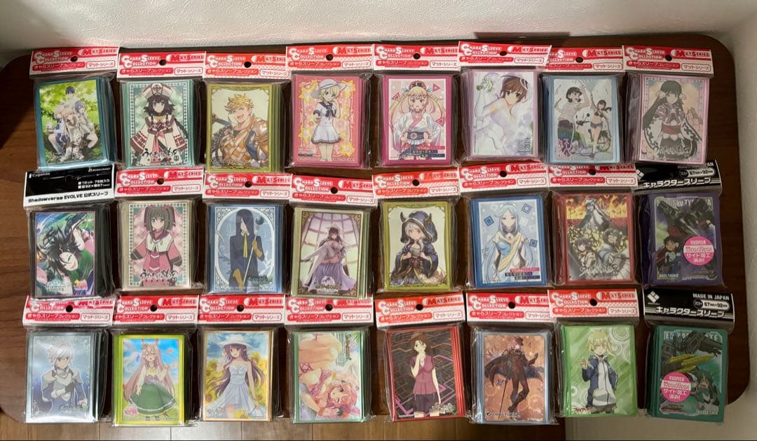 キャラクタースリーブ　デッキシールド　90個　まとめ売り