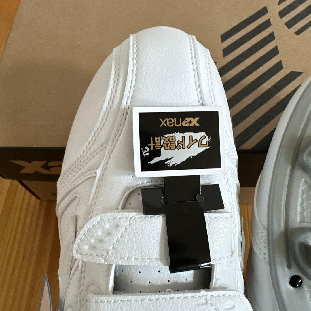 Xanax ザナックスベルト樹脂底金具高校野球　ホワイト綺麗ですトラストシリーズ