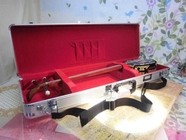 ★★★期間限定販売(送料無料)11.000円　肩紐付き一丁入アルミハードケース