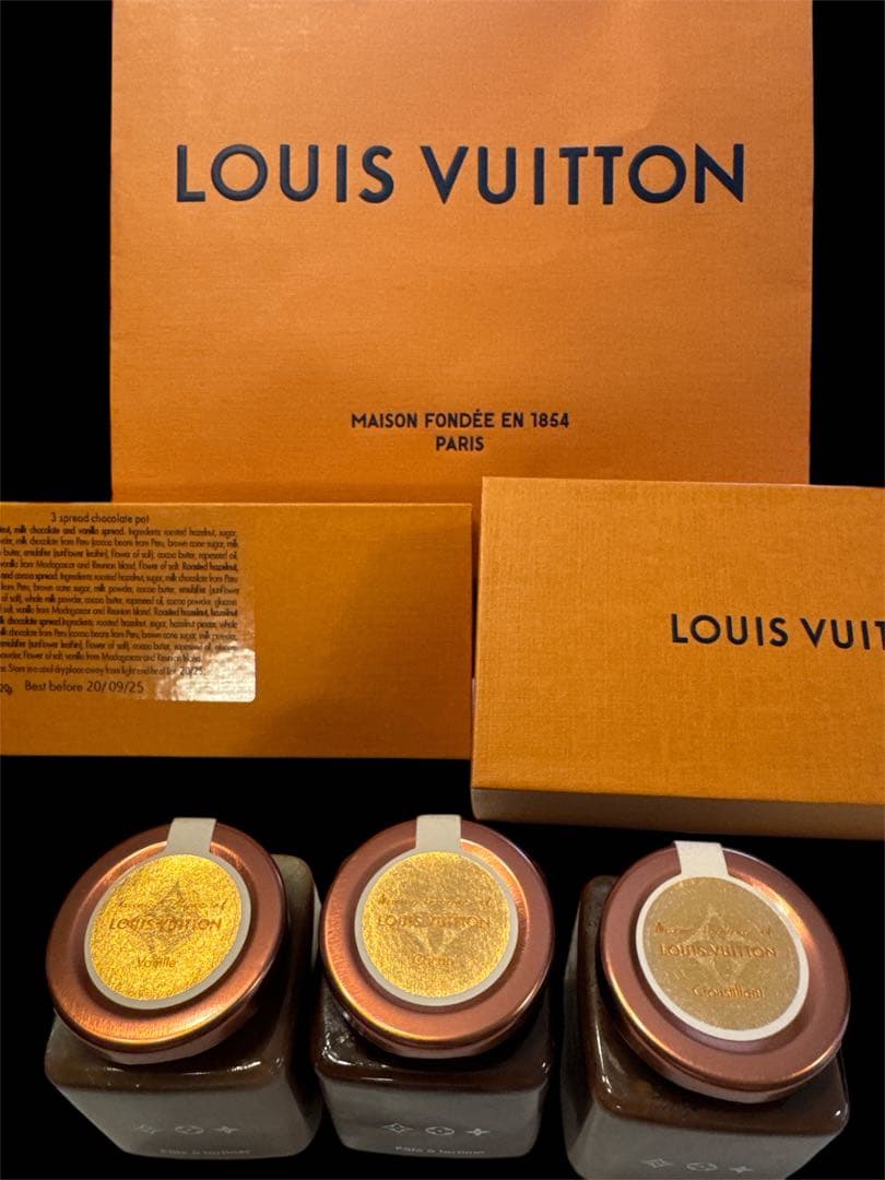 【日本未発売】ルイヴィトン　チョコレートスプレッド　3種類