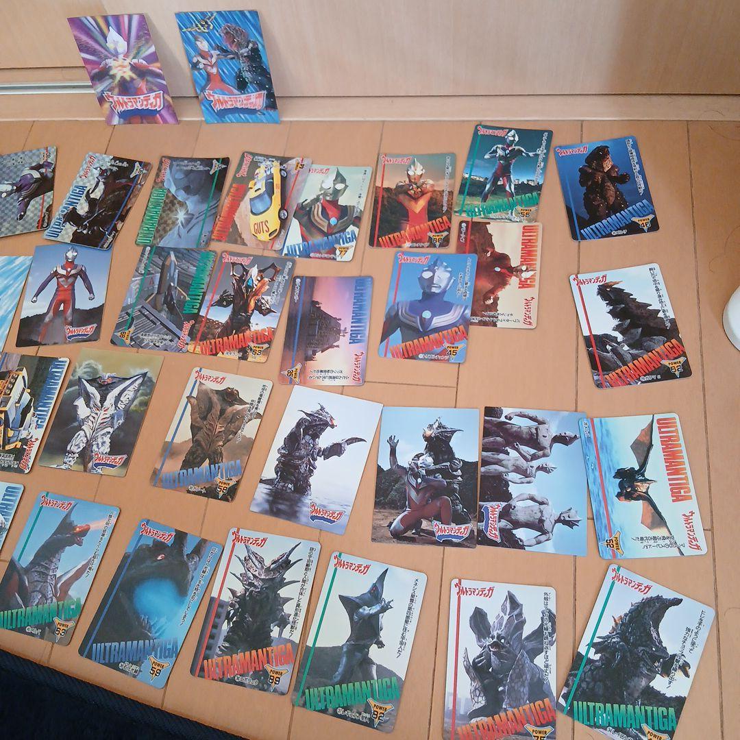 ウルトラマンティガ　カード49枚とシール２枚セット　まとめ売り