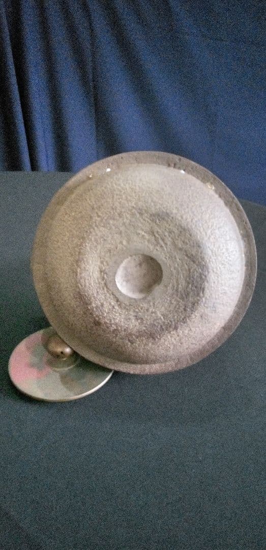 山形、長文堂鉄製 丸形鉄瓶 蓋付き、未使用、新品